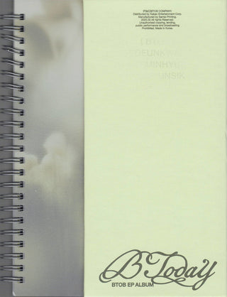 Btob- Btoday - Photobook Version - incl. 96pg Photobook, 16pg Lyrics Booklet, Photocards, Postcard, Sticker, Cup Coaster, Bookmark + Poster
