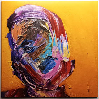 Grey Aura- Zwart Vierkant Slotstuk