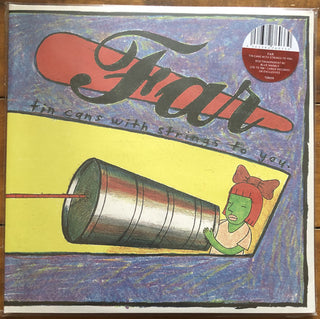 Far- Tin Cans With Strings To You - Clear Red w/ Blue Smoke Vinyl