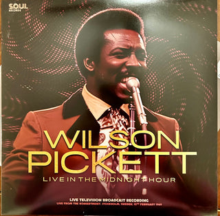 Wilson Pickett- Live In The Midnight Hour - Deep Pink Colored Vinyl