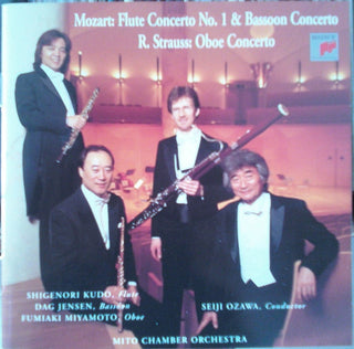 Mozart / R Strauss . / Mito Chamber Orch / Ozawa- Flute Concerto 1 & Bassoon Concerto / Oboe Cto