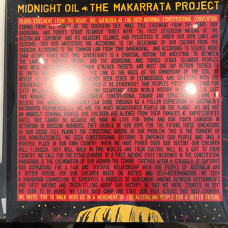Midnight Oil- Makarrata Project - Black Vinyl