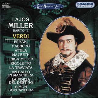 Verdi / Lajos Miller- Lajos Miller: Arias From Ernani Macbeth Rigoletto