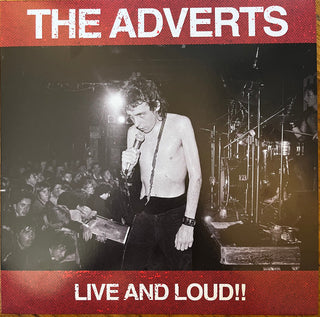 The Adverts- Live & Loud - Red Colored Vinyl with Poster