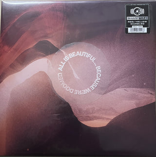 We Came as Romans- All Is Beautiful Because We Are Doomed - Yellow & Red Marble Colored Vinyl