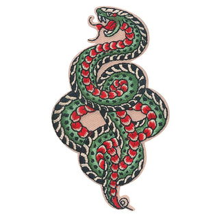Traditional Tattoo Snake Patch