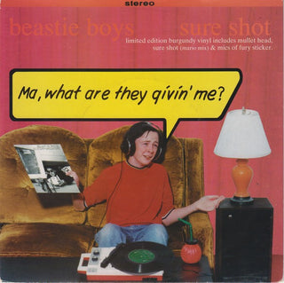 Beastie Boys- Sure Shot (UK Burgundy Vinyl Press, No Sticker)