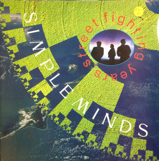 Simple Minds- Street Fighting Years (1989 UK 1st Press)(Top Seam Split, Light Sleeve Rippling) (Used Vinyl)