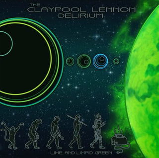 Claypool Lennon Delirium- Lime And Limpid Green (10" Green Splatter Vinyl)(Small Top Seam Split)
