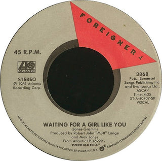 Foreigner- Waiting For A Girl Like You / I'm Gonna Win