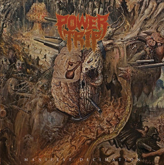 Power Trip- Manifest Decimation (2021 Clear/Red Marbled Vinyl Reissue) (Used Vinyl)