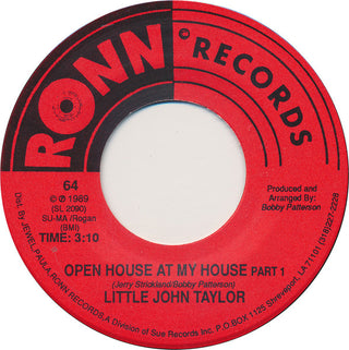 Johnnie Taylor- Open House At My House Pt. 1 / Open House At My House Pt. 2