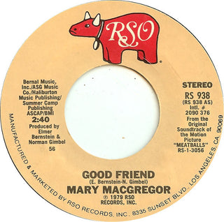 Mary MacGregor- Good Friend / Rudy & Tripper