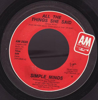 Simple Minds- All The Things She Said/Don't You (Forget About Me)