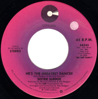 Sister Sledge- He's The Greatest Dancer / Somebody Loves Me