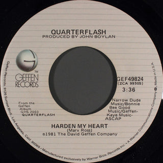 Quarterflash- Harden My Heart / Don't Be Lonely