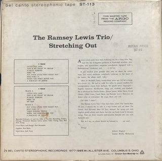 Ramsey Lewis Trio- Stretching Out (7 1/2 IPS)