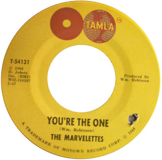 The Marvelettes- You're The One / Paper Boy