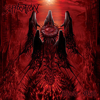 Suffocation- Blood Oath (2019 Milky Clear w/ Red Splatter Vinyl Reissue)