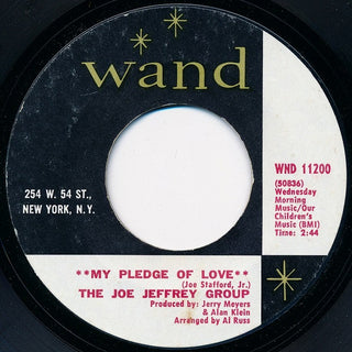 Joe Jeffrey Group- My Pledge Of Love / Margie