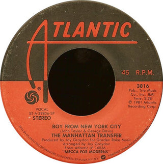 Manhattan Transfer- Boy From New York City / (The Word Of) Confirmation