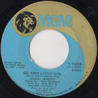 Donny Osmond- Go Away Little Girl / Time To Ride
