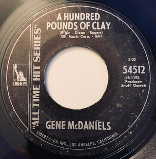 Gene McDaniels- A Hundred Pounds Of Clay / Tower Of Strength