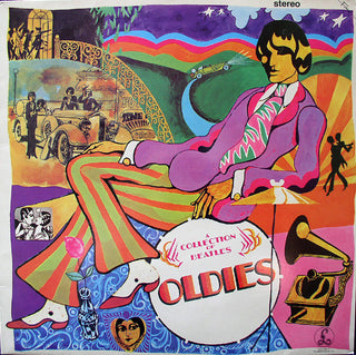 The Beatles- A Collection Of Beatles Oldies (1983 UK Reissue)(Old HMV Price Sticker On Cover, Small Top Seam Split)( (Used Vinyl)