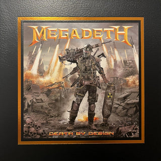 Megadeth- Death By Design/Warheads On Foreheads (4x Transparent Light Green Vinyl w/ Hardcover Book)(Unsealed Due To Damaged Cellophane, Unplayed Vinyl) (Used Vinyl)