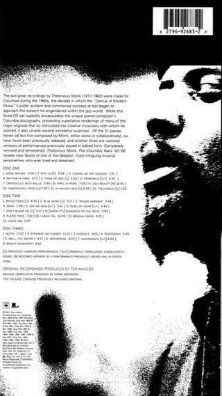 Thelonious Monk- The Columbia Years: ’62–’68 (3CD Box Set)