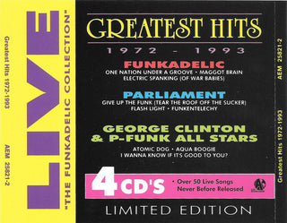 Parliamen/Funkadelic/George Clinton- Live Greatest Hits 1972-1993