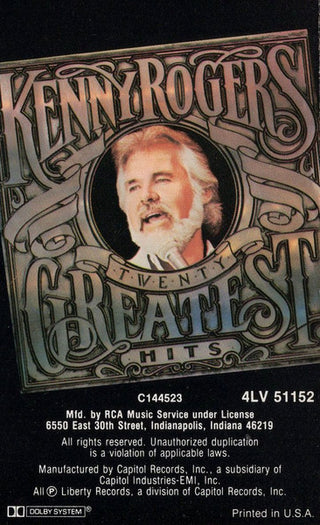 Kenny Rogers- Twenty Greatest Hits