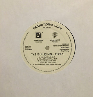 The Building- Petra (White Label Promo In Numbered Generic Sleeve)