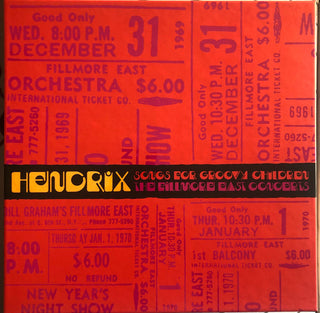 Jimi Hendrix- Songs For Grovy Children: The Fillmore East Concerts (8xLP Numbered Box Set)(Sealed)