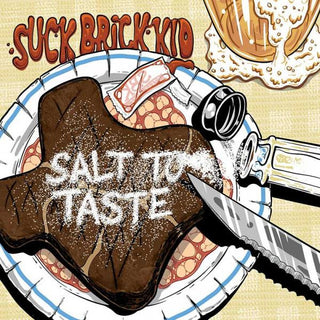 Suck Brick Kid- Salt To Tase (Clear w/ White Splatter Vinyl)(Sleeve Wear)