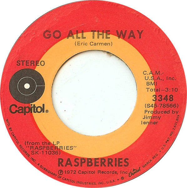 Raspberries- Go All The Way / With You In My Life