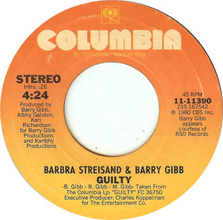 Barbara Streisand & Barry Gibb- Guilty / Life Story