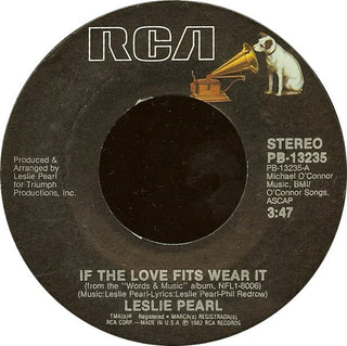 Leslie Pearl- If The Love Fits Wear It / Anything But Yes Is Still A No