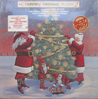 Various- A Country Christmas, Volume 2 (Saw Cut)(Sealed) (Used Vinyl)