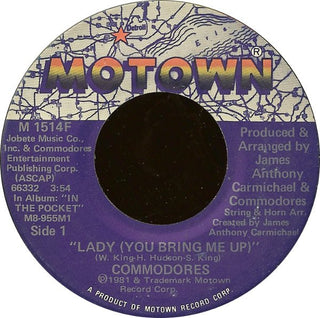The Commodores- Lady (You Bring Me Up) / Gettin It