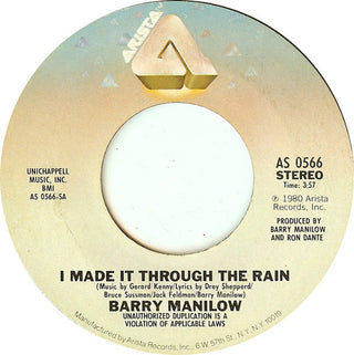Barry Manilow- I Made It Through The Rain / Only In Chicago