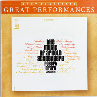 Arnold Schoenberg– The Music Of Arnold Schoenberg (Brahms/Bach/Schubert)
