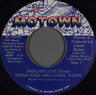 Diana Ross & Lionel Richie- Endless Love (Vocal) / (Instrumental)