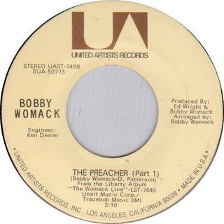 Bobby Womack- The Preacher (Pt 1) / The Preacher (Pt 2) / More Than I Can Stand