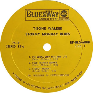 T-Bone Walker- Stormy Monday Blues (Jukebox Press)