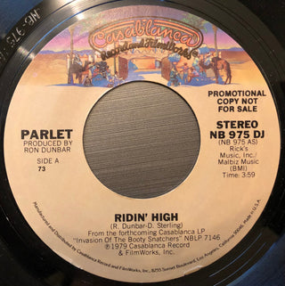 Parlet (Parliament/Funkadelic)- Ridin' High