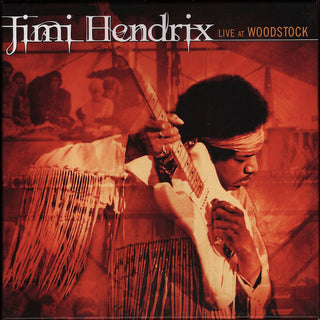 Jimi Hendrix- Live At Woodstock (2004 3x Gold Translucent Vinyl LP/1x White Vinyl 7" Box Set) (Used Vinyl)