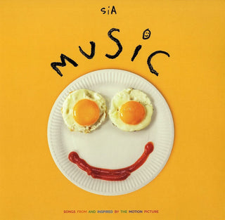 Sia- Music: Music From And Inspired By The Motion Picture (Clear w/ Yellow Blob Vinyl, Hype Sticker On Sleeve) (Used Vinyl)