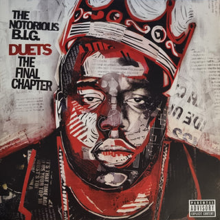 Nortorious BIG- Duets: The Final Chapter (RSD21 2x Red/Black Swirl Vinyl w/ 1x Red Transparent Vinyl 7", Left Corner Sleeve Creasing)(Sealed) (Used Vinyl)