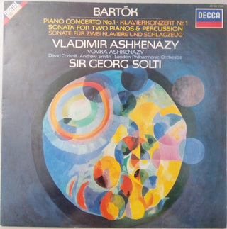 Bartok- Piano Concert No. 1/Sonata For Two Pianos & Percussion (Sir Georg Solti, Conductor) (Used Vinyl)